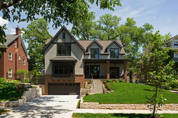 featured posts image for Inside a Tudor style home with visually striking details in the Midwest