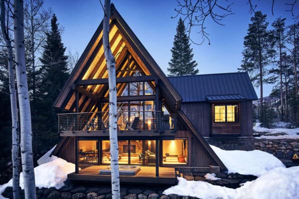 featured posts image for Cozy A-Frame cabin in the woods breathes new life in Steamboat Springs