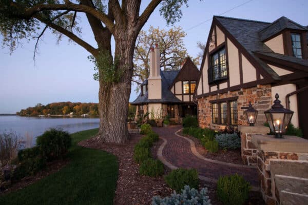 featured posts image for Charming tudor style lake house with timeless details on Lake Minnetonka