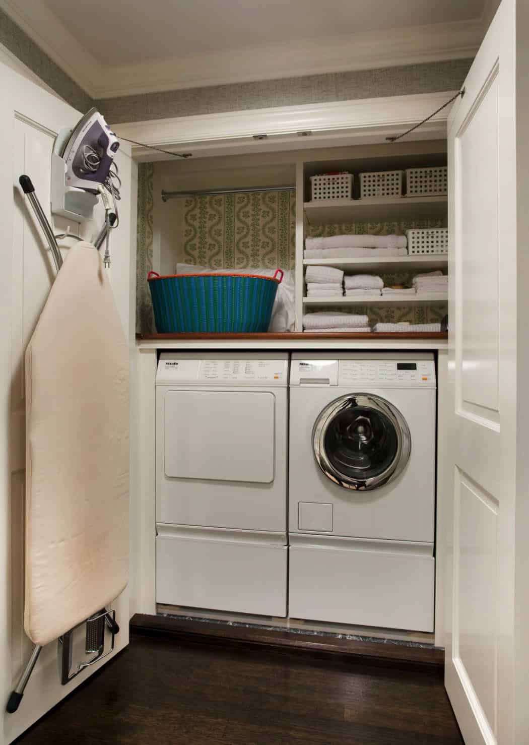 tiny-laundry-room-closet-with-small-basket-storage