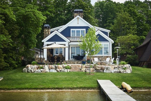 featured posts image for Tour this craftsman lake house in Michigan with a cozy cottage vibe