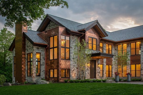 featured posts image for Astounding mountain-inspired home with modern rustic details in Midwest