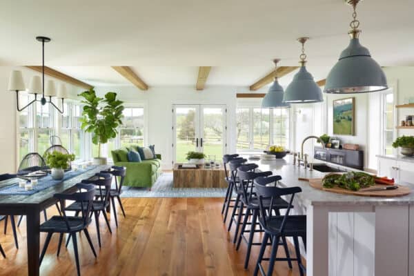 featured posts image for New England modern farmhouse delivers nature-inspired living spaces