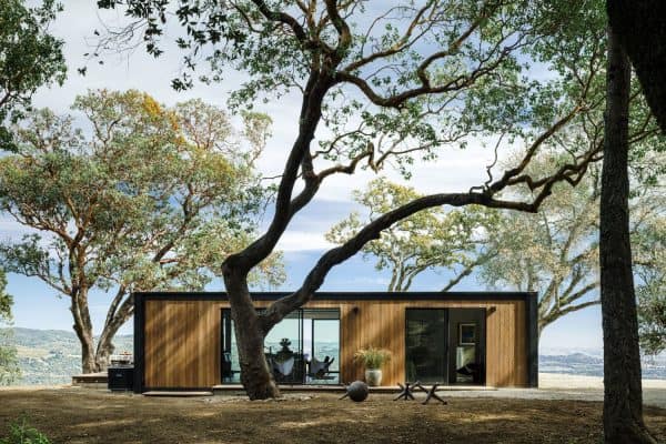 featured posts image for Minimalist prefab on hillside captures idyllic views over Sonoma Valley