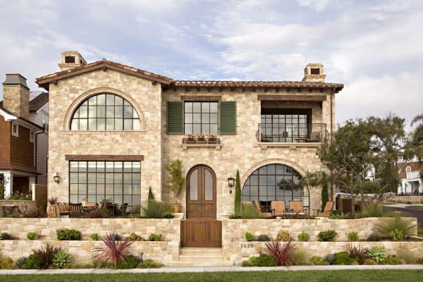 featured posts image for Breathtaking stone-clad Tuscan villa has elegant details in Corona Del Mar