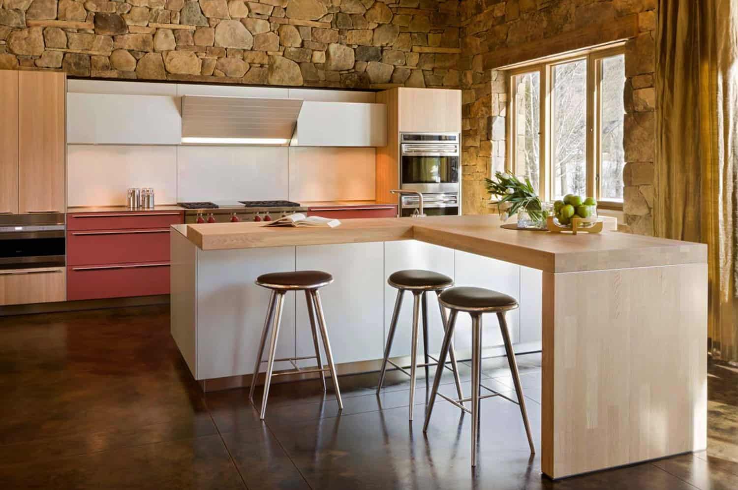 rustic-stone-wall-kitchen