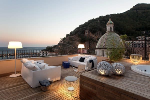 featured posts image for A romantic luxury apartment overlooks the rugged Amalfi Coast in Italy