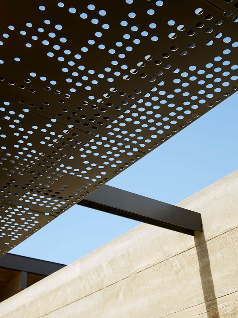 contemporary-beach-house-exterior-perforated-metal-detail