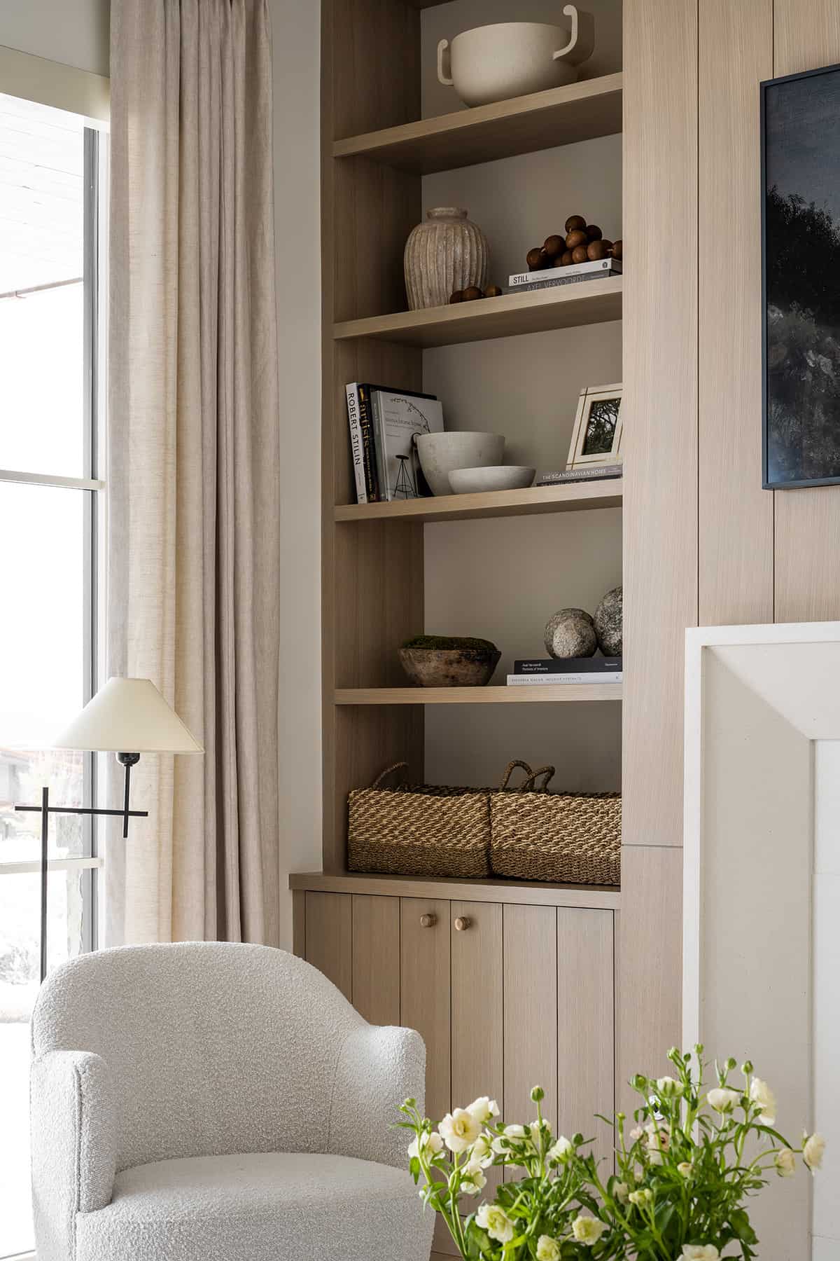 contemporary-family-room-bookshelf-detail