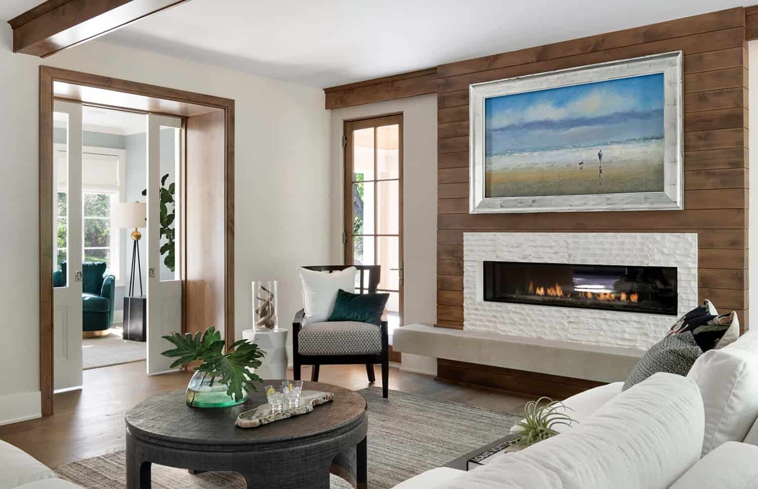 transitional-living-room-with-fireplace