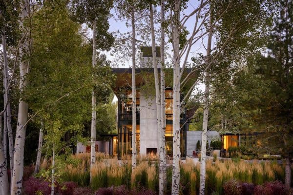 featured posts image for Breathtaking mountain contemporary home in Idaho nestles in the woods