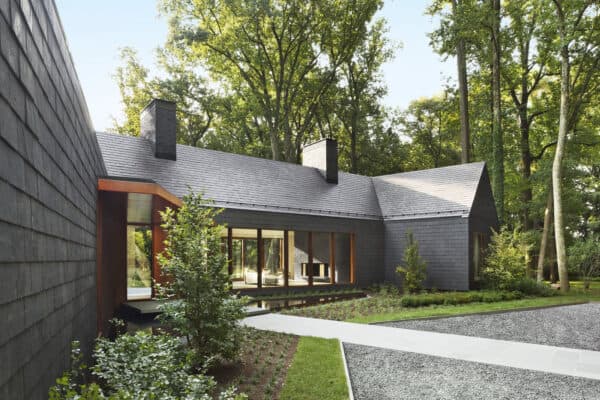 featured posts image for Maryland house clad in charred wood celebrates its woodsy setting