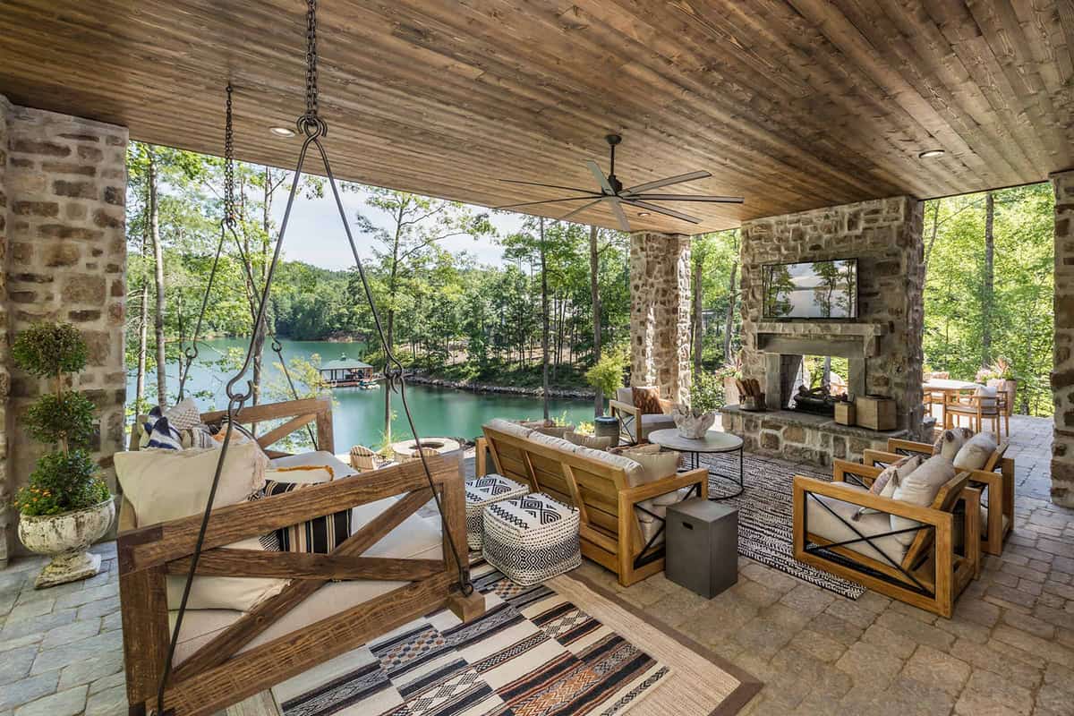 modern-rustic-lake-house-covered-porch