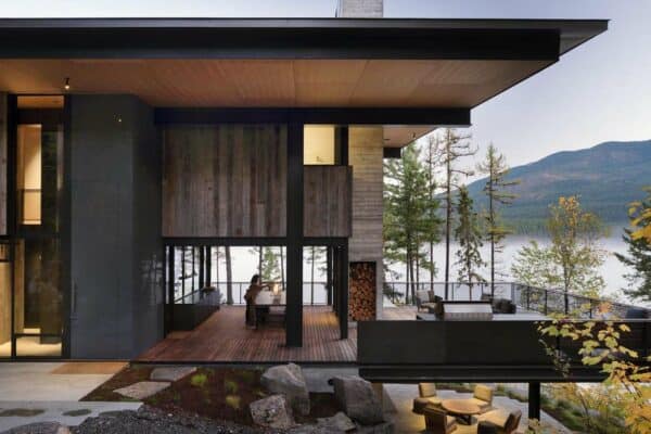 featured posts image for The ultimate modern lake house provides a serene retreat in Montana