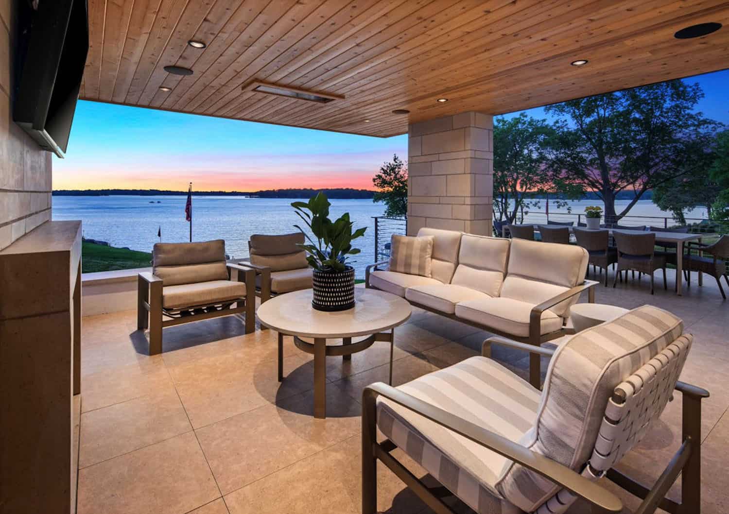modern-lake-house-patio-dusk