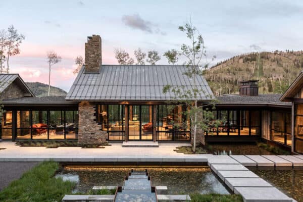 featured posts image for Inside an absolutely beautiful rustic modern hillside home in Park City