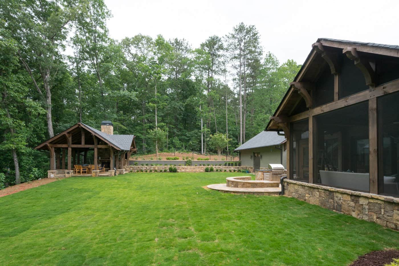 contemporary-ranch-style-backyard-pavilion