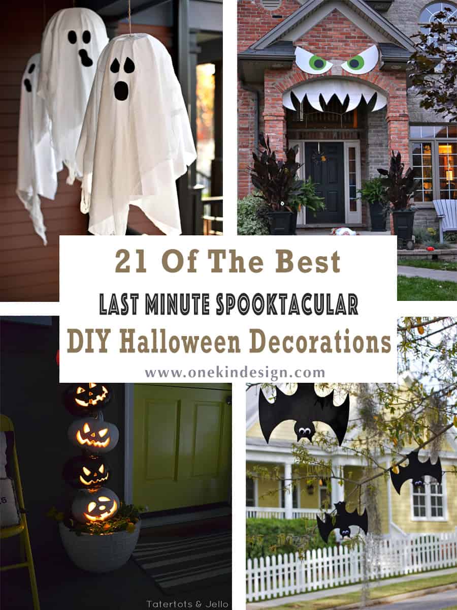 21 Of The Best Last Minute Spooktacular Diy Halloween Decorations