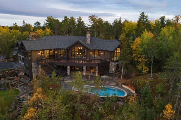 featured posts image for Tour this absolutely gorgeous mountain style lake house in Minnesota