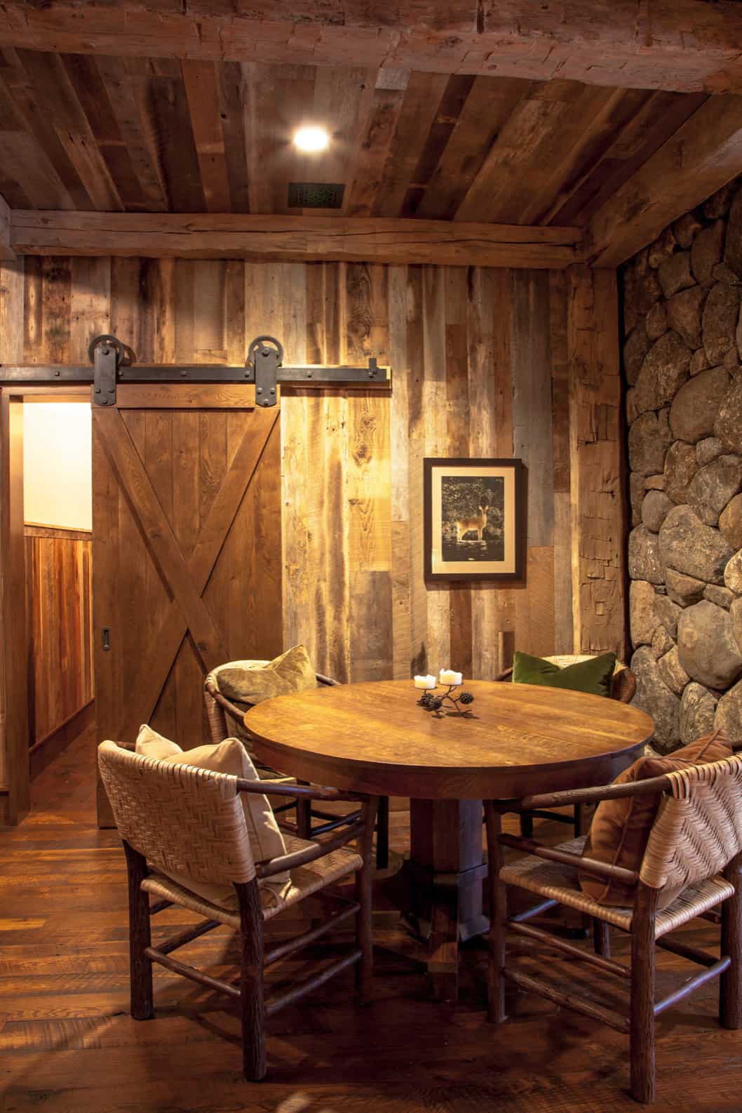 rustic-basement-casual-dining-table