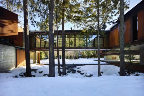 featured posts image for Step inside this spectacular steel-clad ski house in the Canadian Rockies