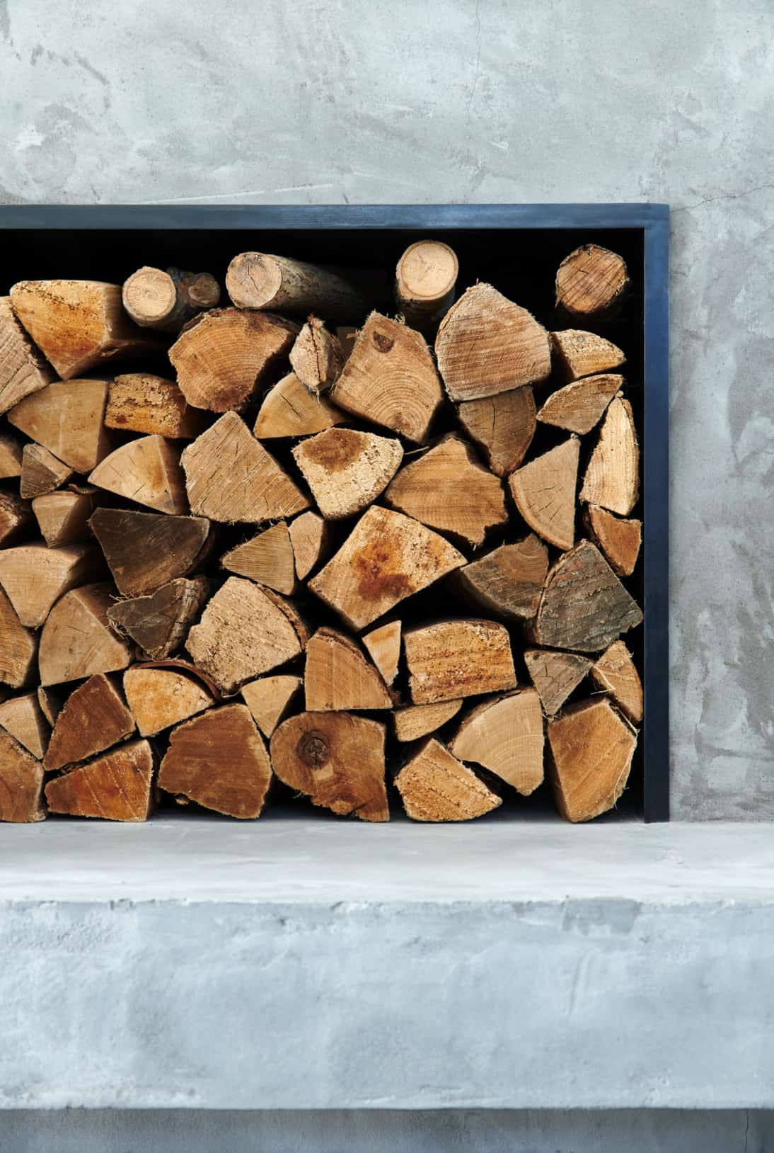 contemporary-fireplace-wood-storage