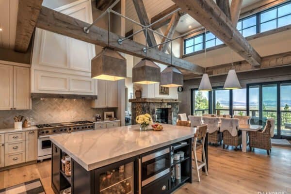featured posts image for Modern meets rustic in this stunning mountain retreat in the Carson Valley