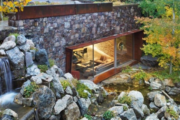 featured posts image for Wyoming home has an amazing wine cave carved into the mountainside