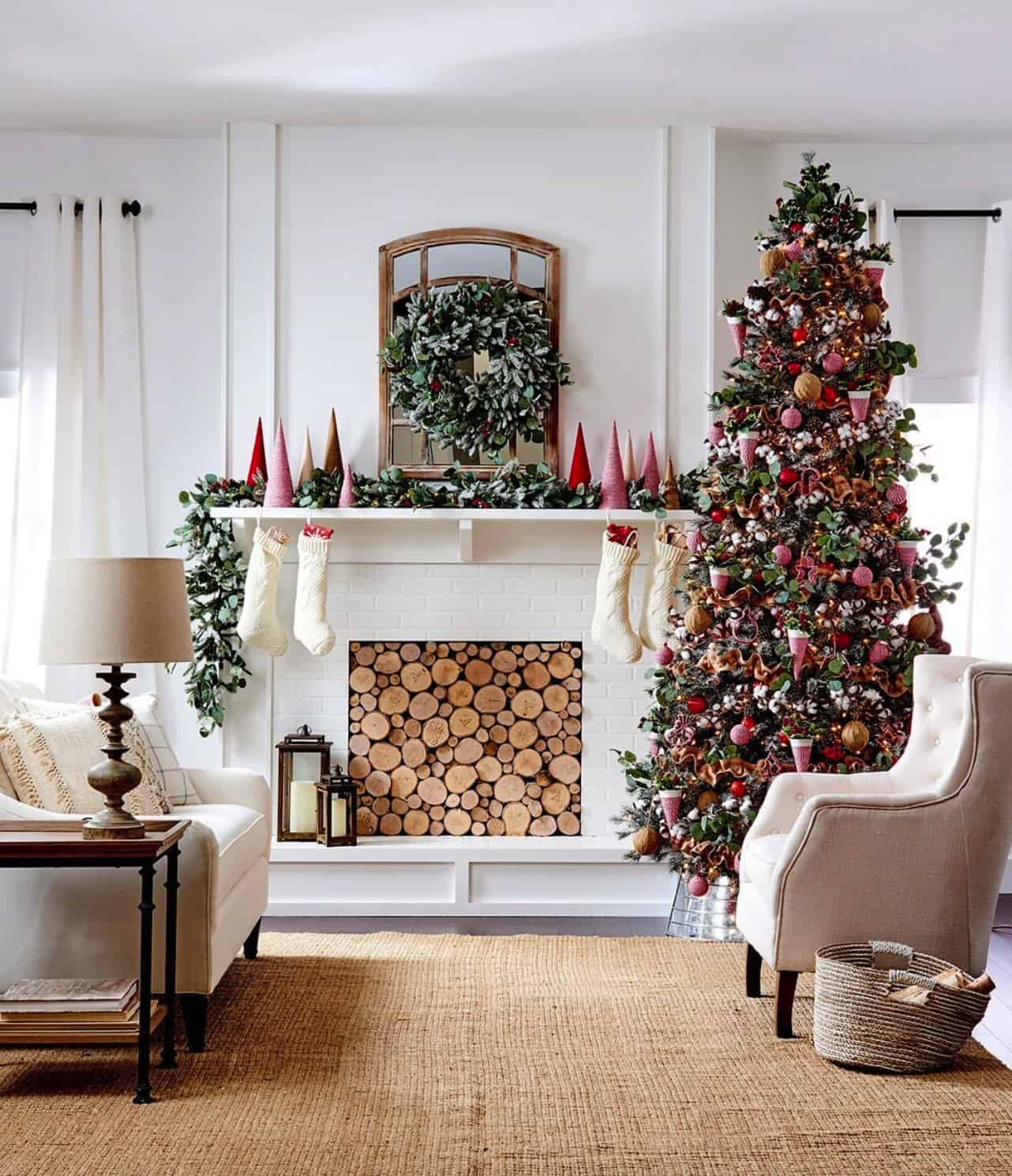 colorful-and-festive-christmas-decorated-living-room