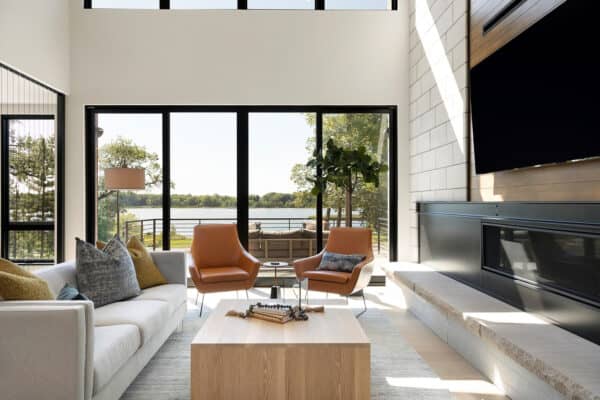 featured posts image for This lakeshore modern retreat has stunning views over Bald Eagle Lake