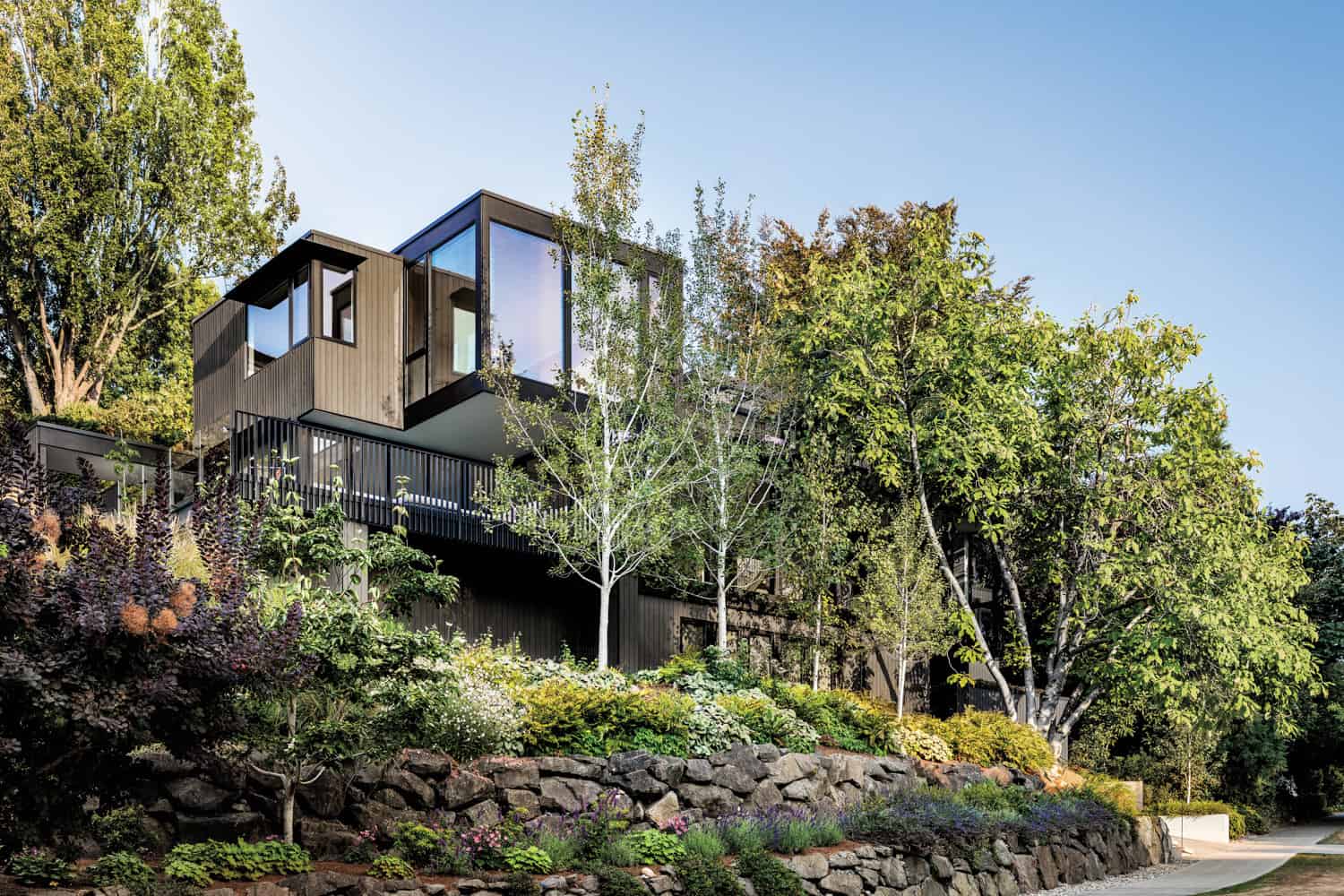 Step inside this luminous modern home with treehouse vibes in Seattle