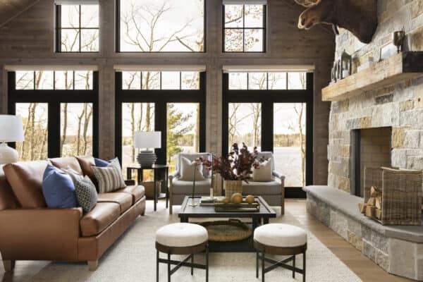featured posts image for Take a peek inside this rustic yet refined lakeside home in Wisconsin