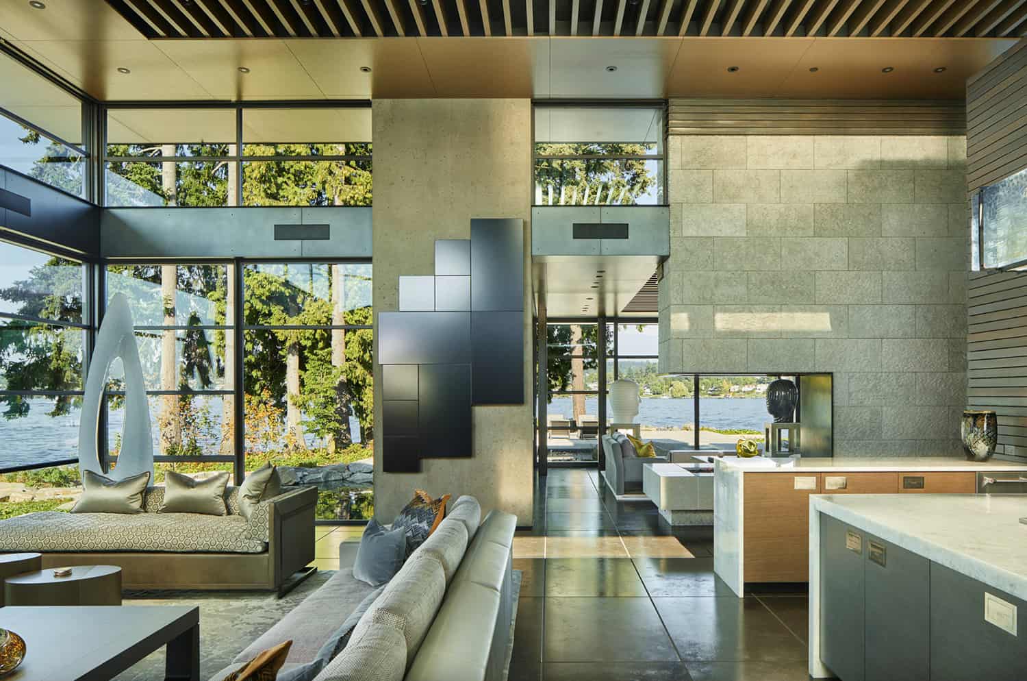 amazing-contemporary-lake-house-living-room