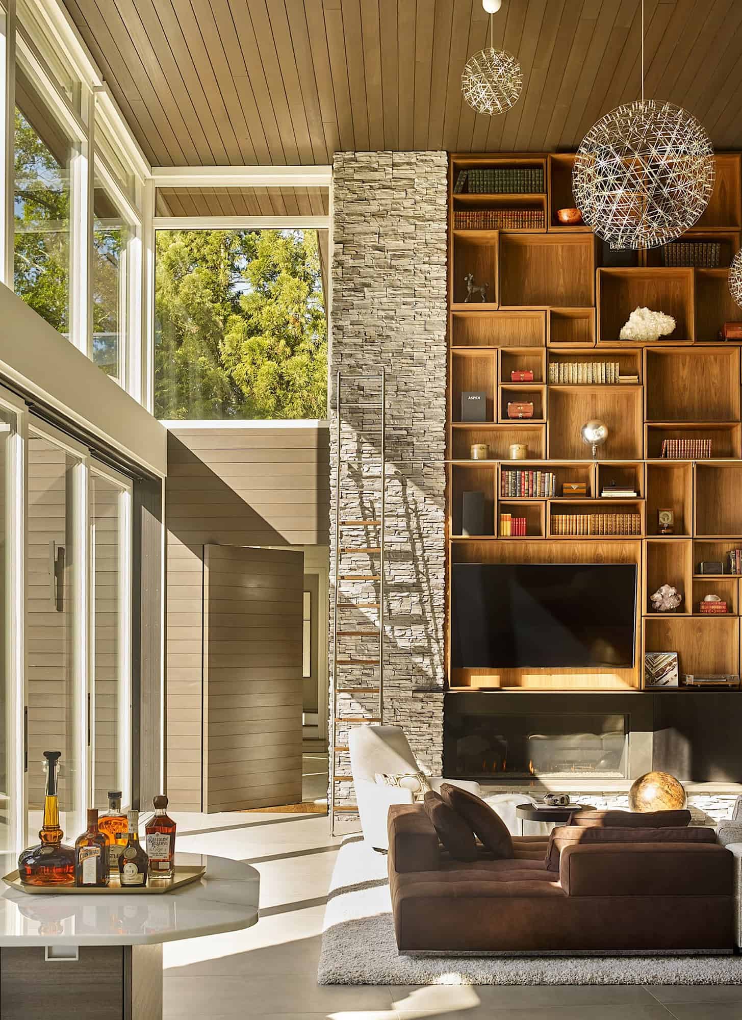 modern-living-room-with-bookshelf-wall