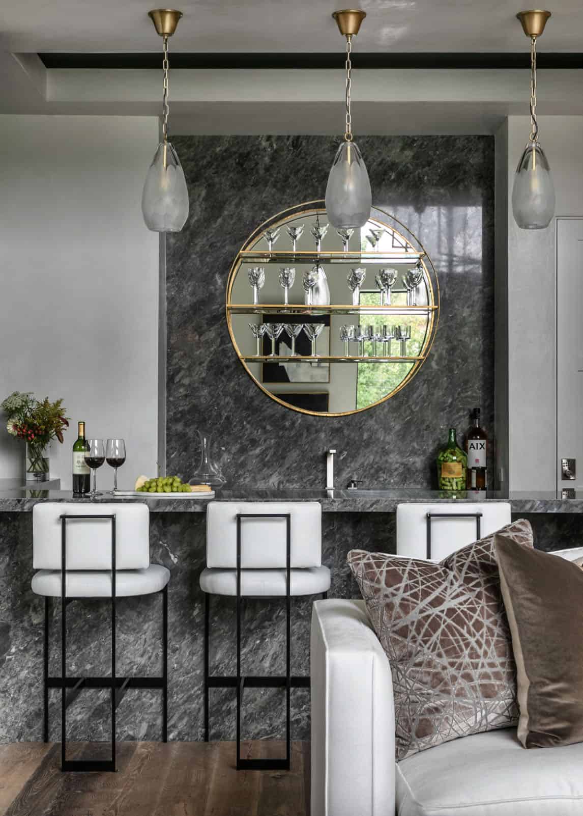 transitional-style-home-bar