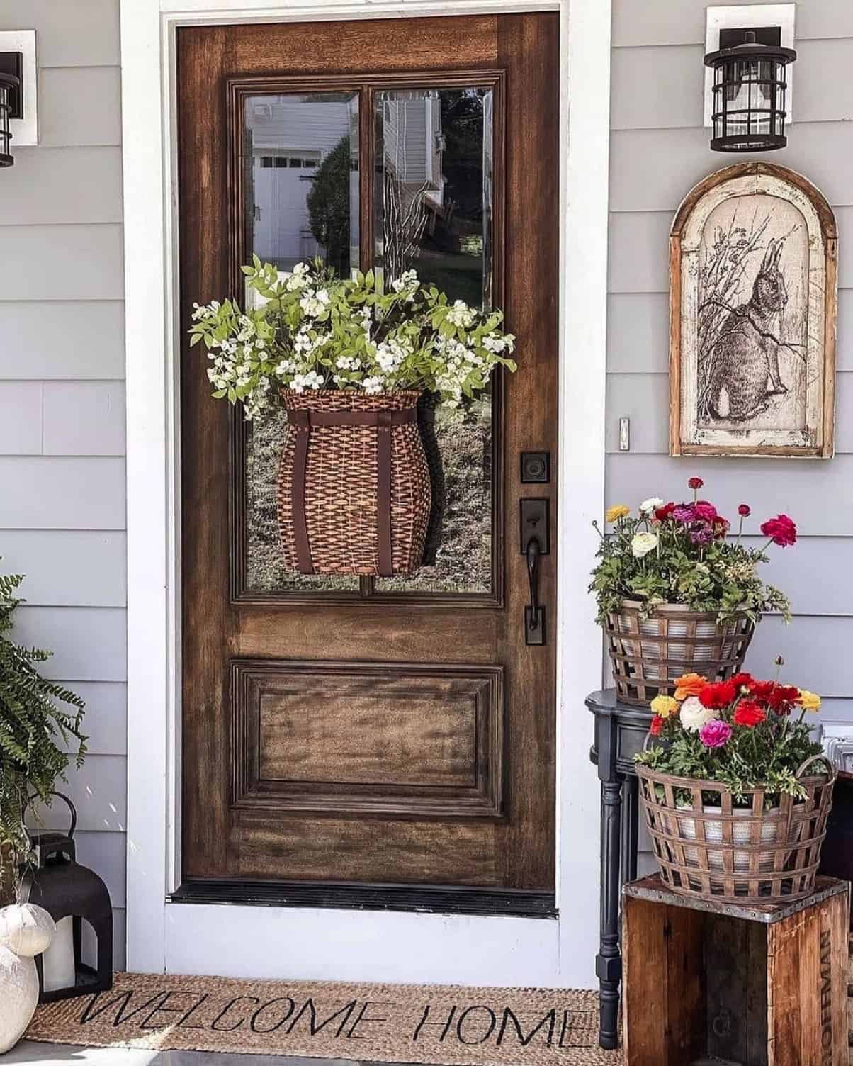front-porch-spring-decor-with-a-door-wreath