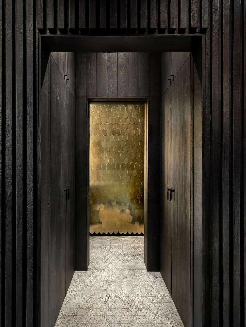 modern-hallway-to-powder-room