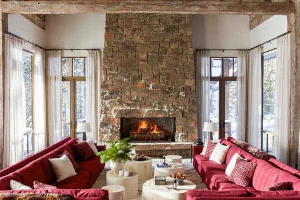 featured posts image for Tour a warm and inviting ski chalet nestled in Montana’s snowy peaks