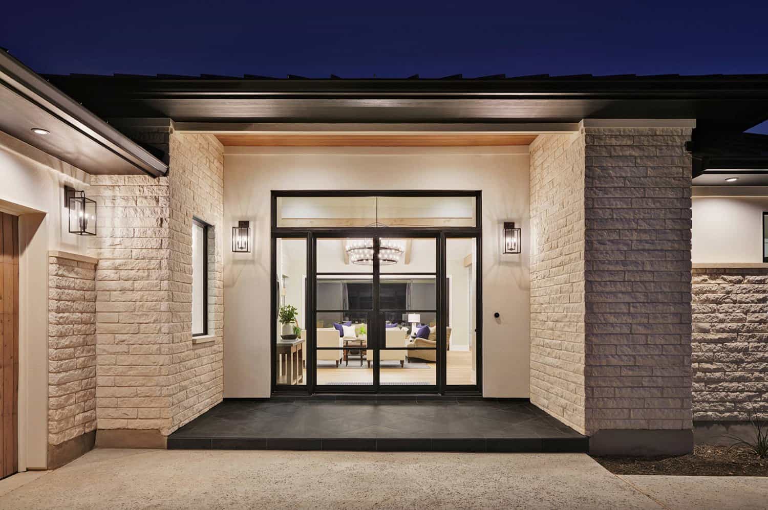 transitional-home-entry-dusk