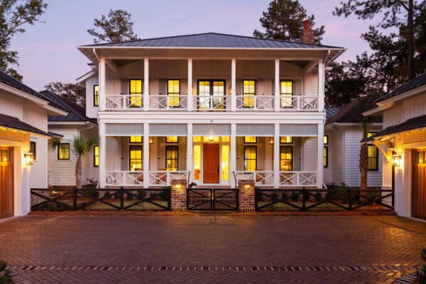 featured posts image for A delightful beach style home with bold pops of color in South Carolina