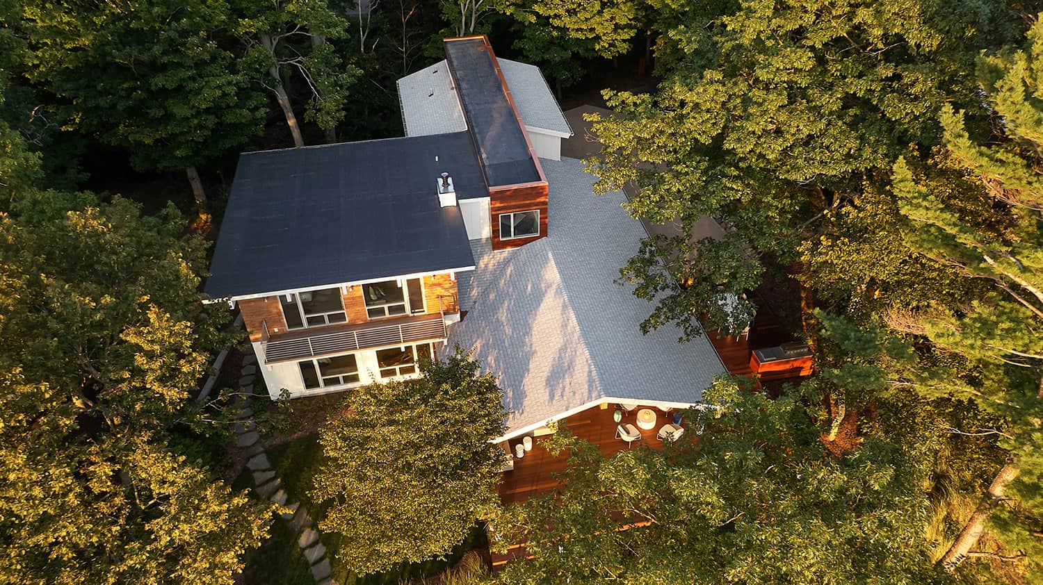 modern-rustic-lake-house-exterior-aerial-view