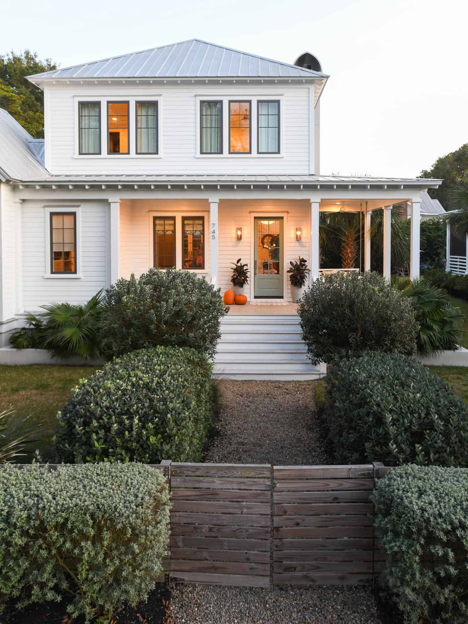 modern-farmhouse-exterior-with-a-blue-door