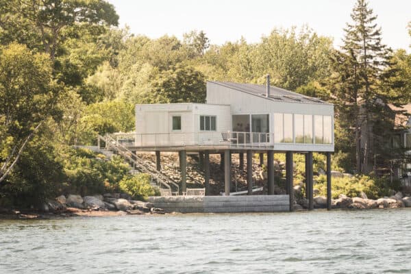 featured posts image for A floating home above the water in Maine boasts breathtaking views
