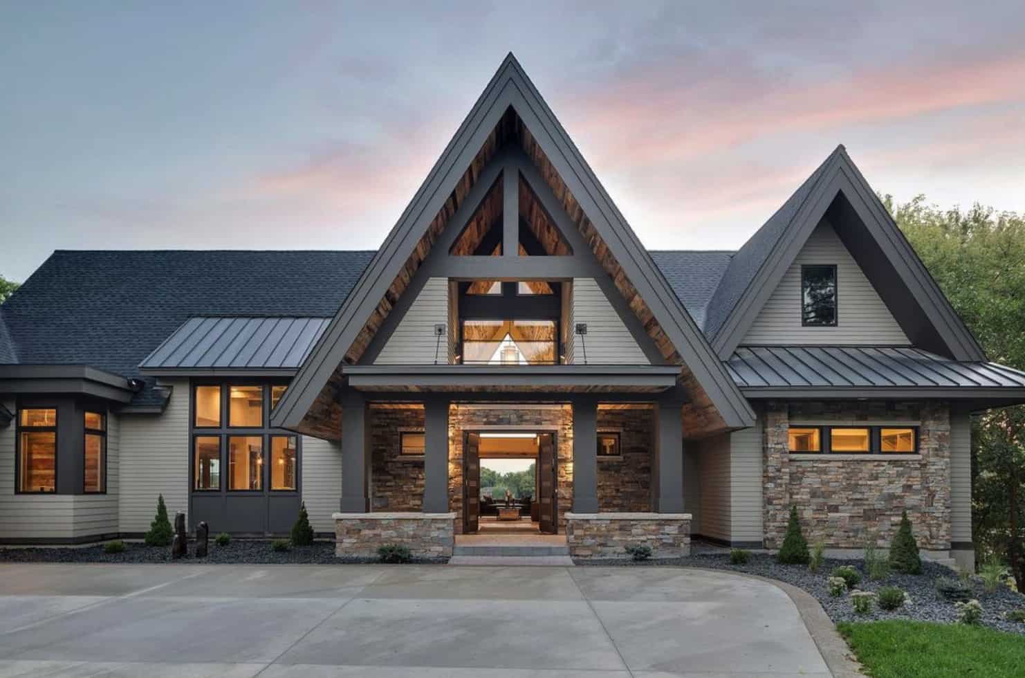rustic-modern-lake-house-exterior