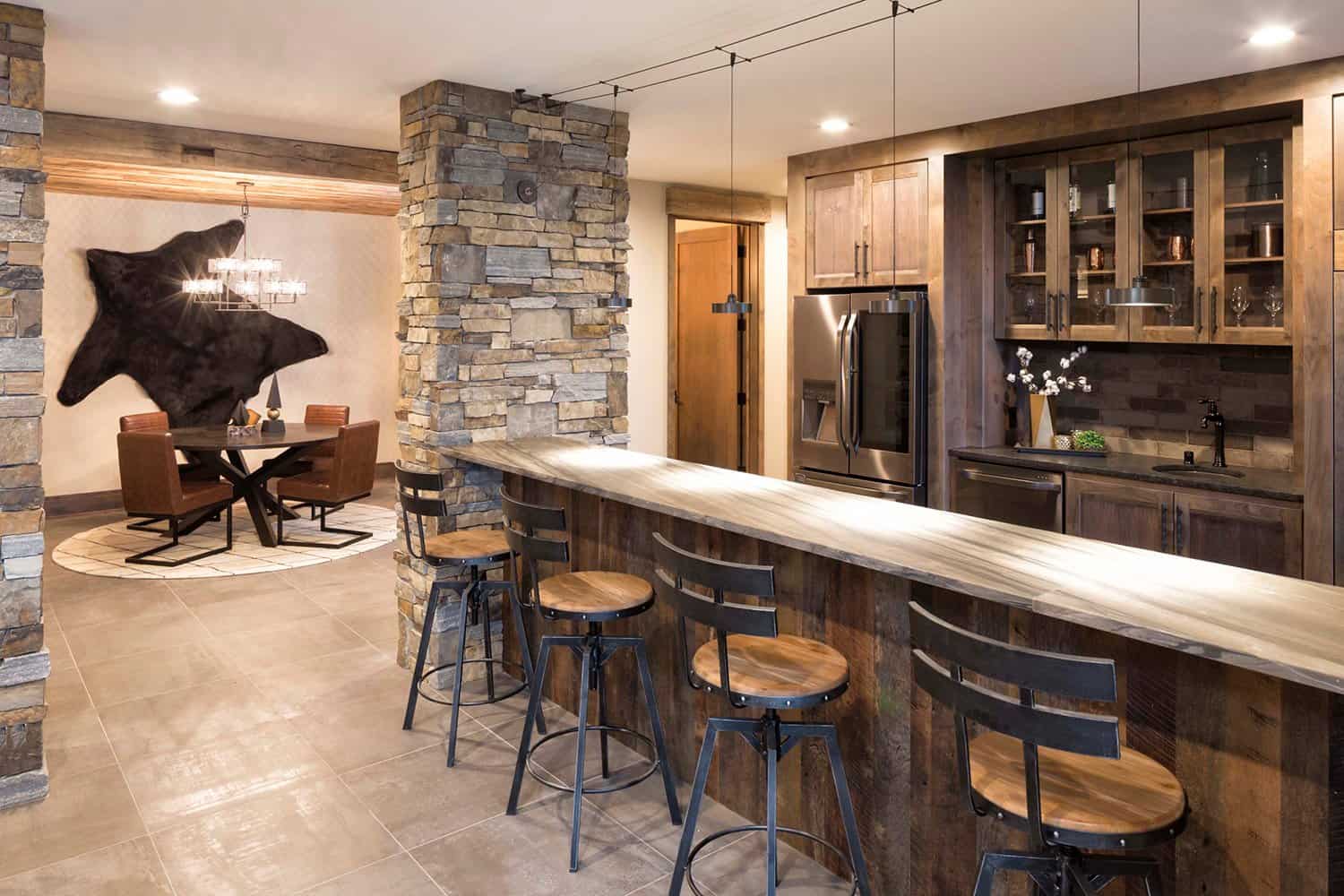 rustic-modern-basement-home-bar