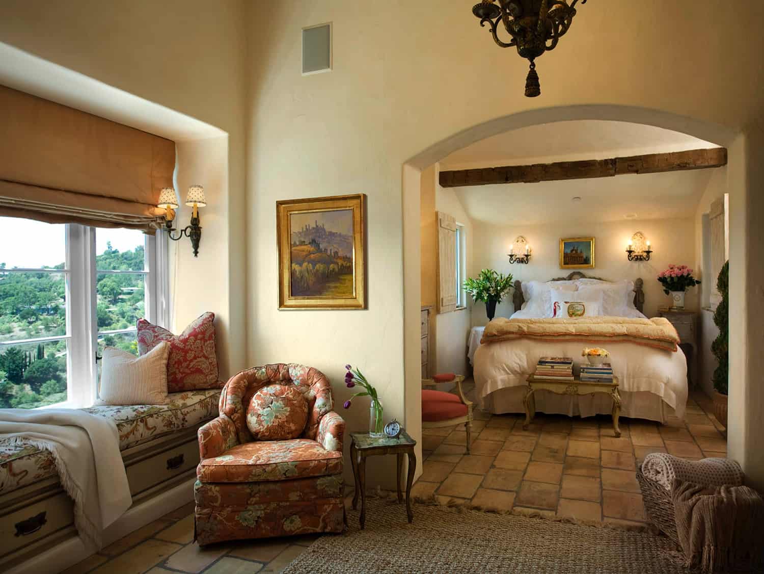 tuscan-farmhouse-mediterranean-bedroom