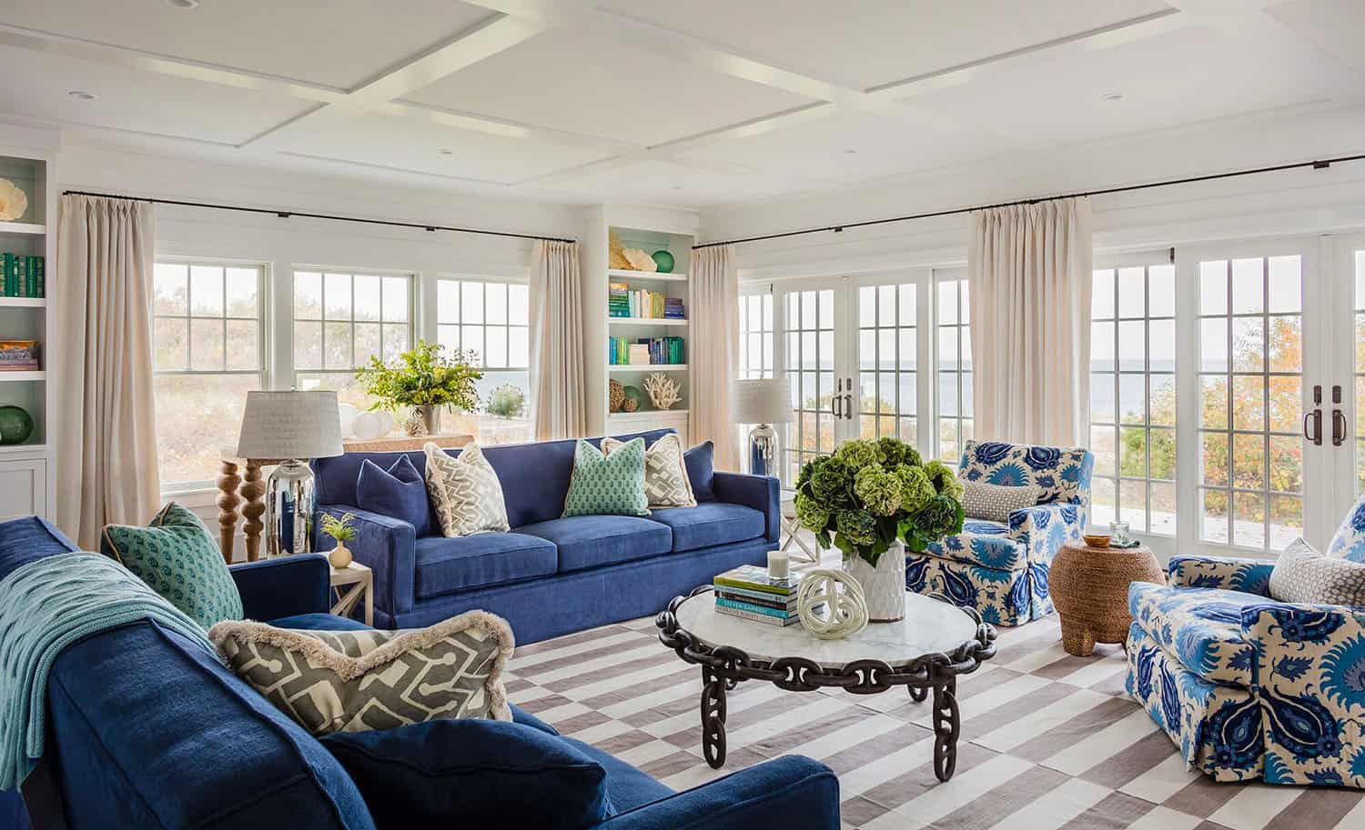 A charming beachfront home in Cape Cod with a playful nautical vibe