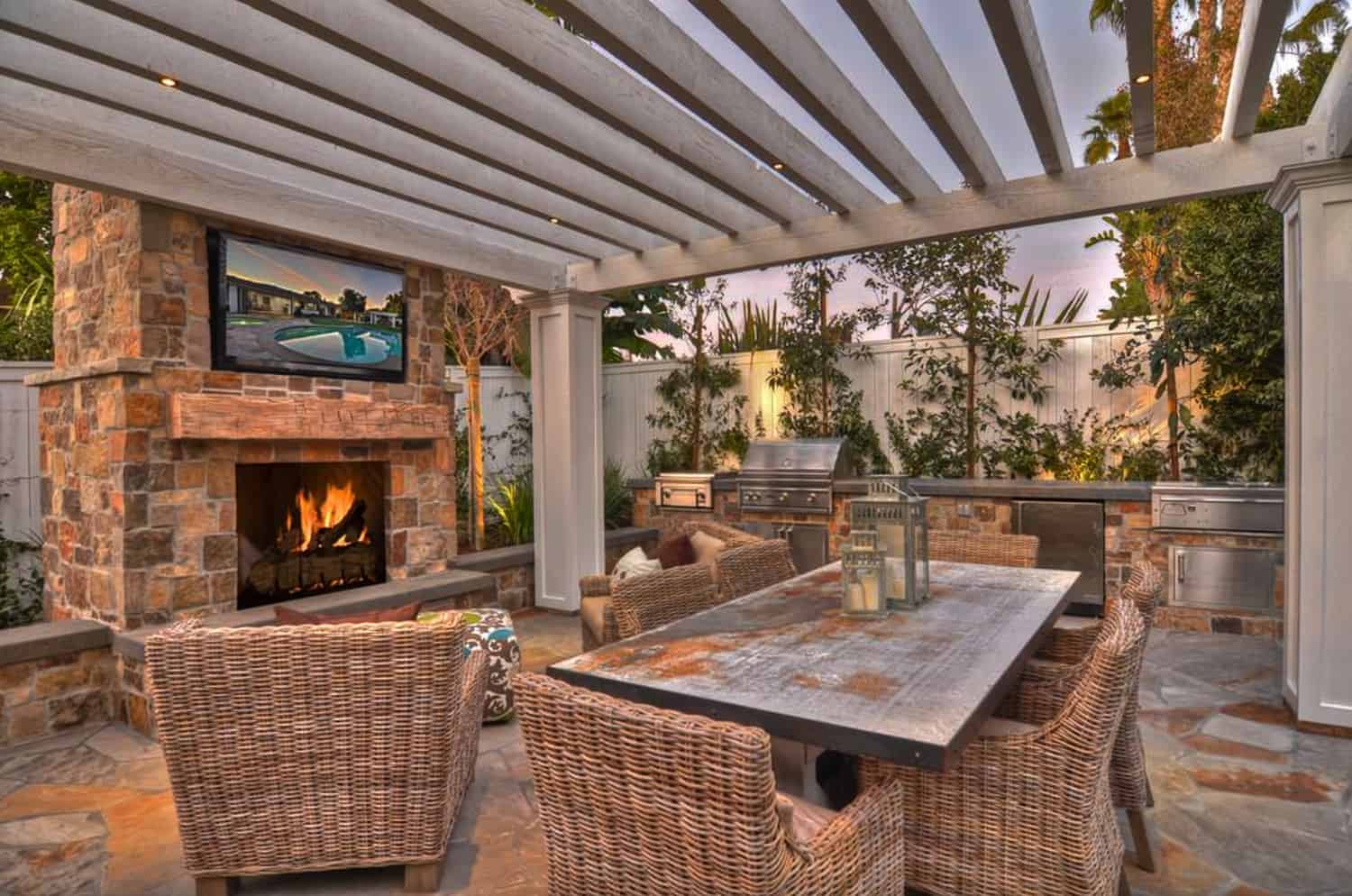 outdoor-fireplace-with-a-trellis