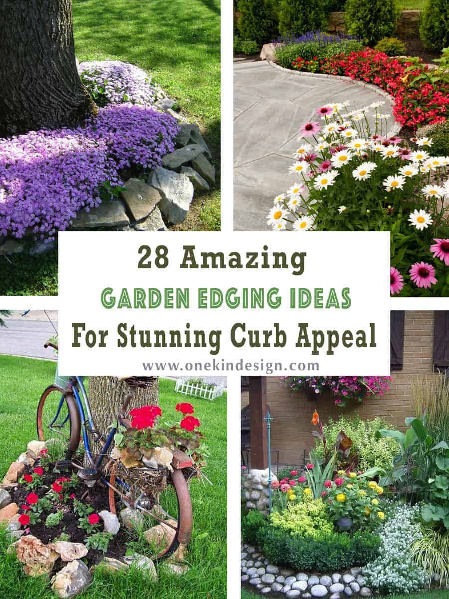 28 Amazing Garden Edging Ideas For The Most Stunning Curb Appeal