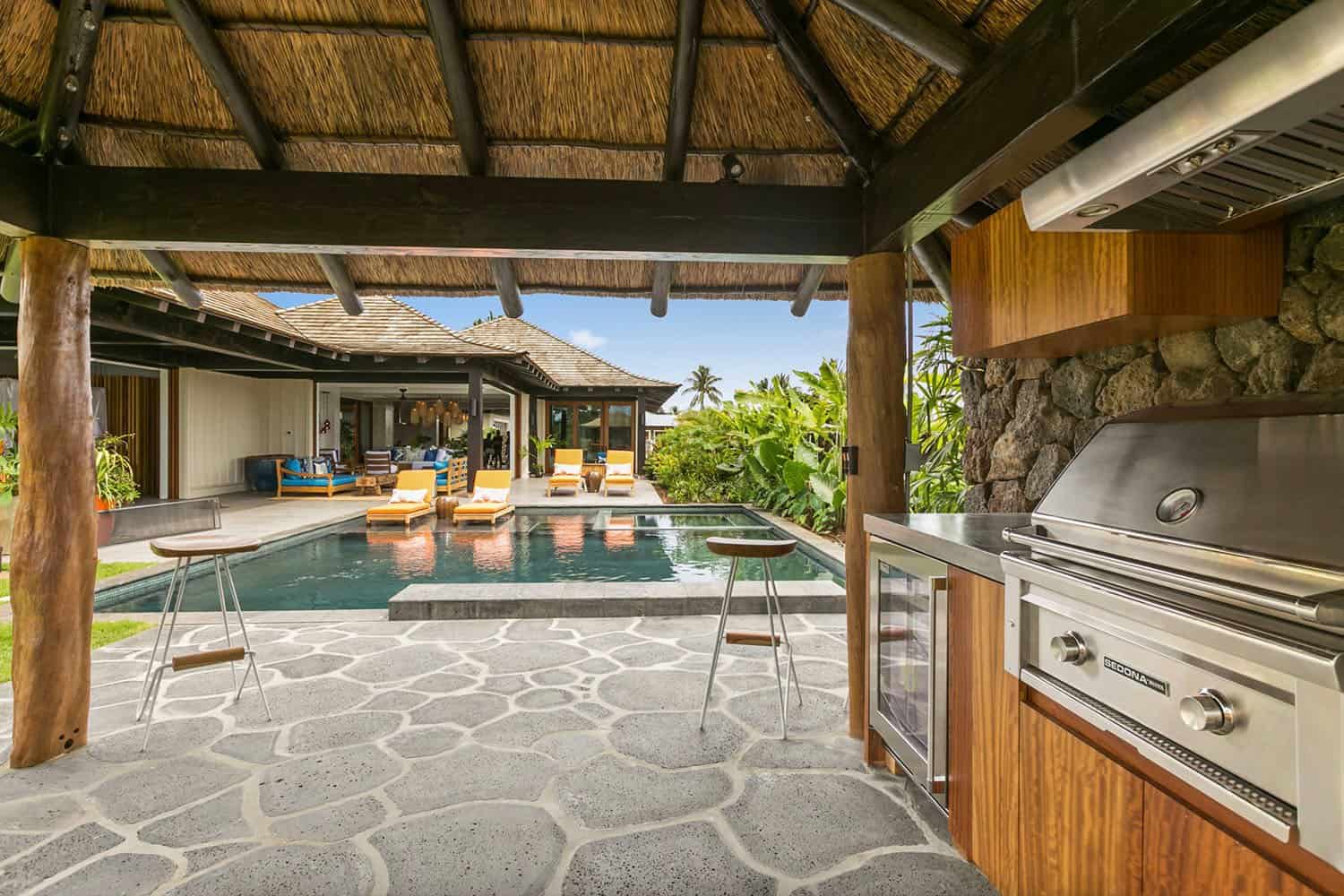 tropical-patio-with-barbeque-grill